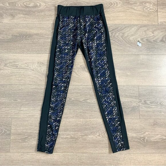 Industry Women's Leggings Tights Activewear High Rise Print pattern Black XS - Picture 5 of 10